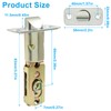 Cionyce Tubular Mortice Latch, Passage Door Latch, Adjustable Square Latch