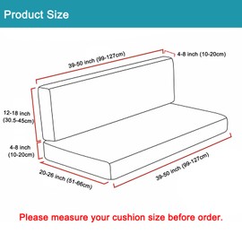 LIKELXB Rv Dinette Cushion Covers, Printed Camper Dinette Cushion Covers Stretch, Camper Seat Covers Dinette Booth, Washable Cushion Slipcovers for RV Camper Car Bench Seats（Gray and White）