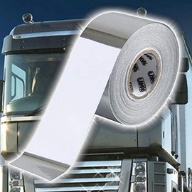 TRUCK DUCK® Universal Chrome Decorative Strips 10 m x 30 mm Protective Film Strips Sticker Tape Truck Car Motorcycle