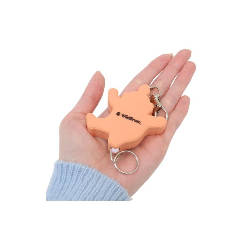 SK Japan Teletubbies Rubber Reel KH Key Chain, red