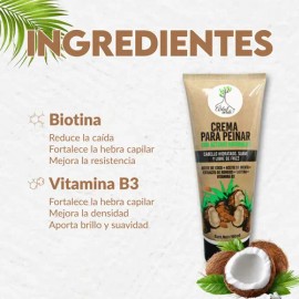 Crema Para Peinar Anti Nudos Hidratación Biotina Vitb3 180ml