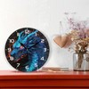 YETTASBIN Dragon Wall Clock, Silent Non Ticking Battery Operated Creative