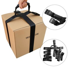 Carrying Strap with Handle,Handheld Belt for Safely Moving and Lifting Heavy Boxes,Adjustable Belt, Cross Style Carry Straps, Suitable for Groceries, Luggage