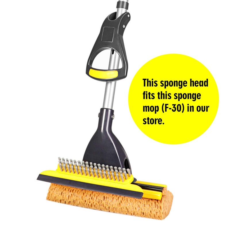 Yocada Sponge Mop Replacement Refill Head Home Commercial Use Tile