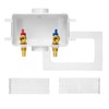 Washing Machine Outlet Box, Niikappu 1/2 Inch Pex-A Inlet x