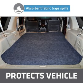 Drymate Cargo Liner Mat (60” x 72”), Dog Seat Cover, Trunk Liner, Absorbent, Waterproof, Machine Washable, Protects Vehicle Interior, for SUVs, Trucks, Vans, Cars (Made in The USA)