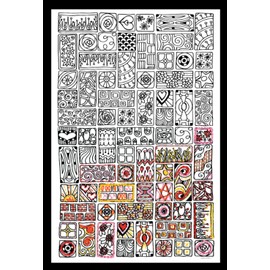Tobin Cubist Zenbroidery Kit, White