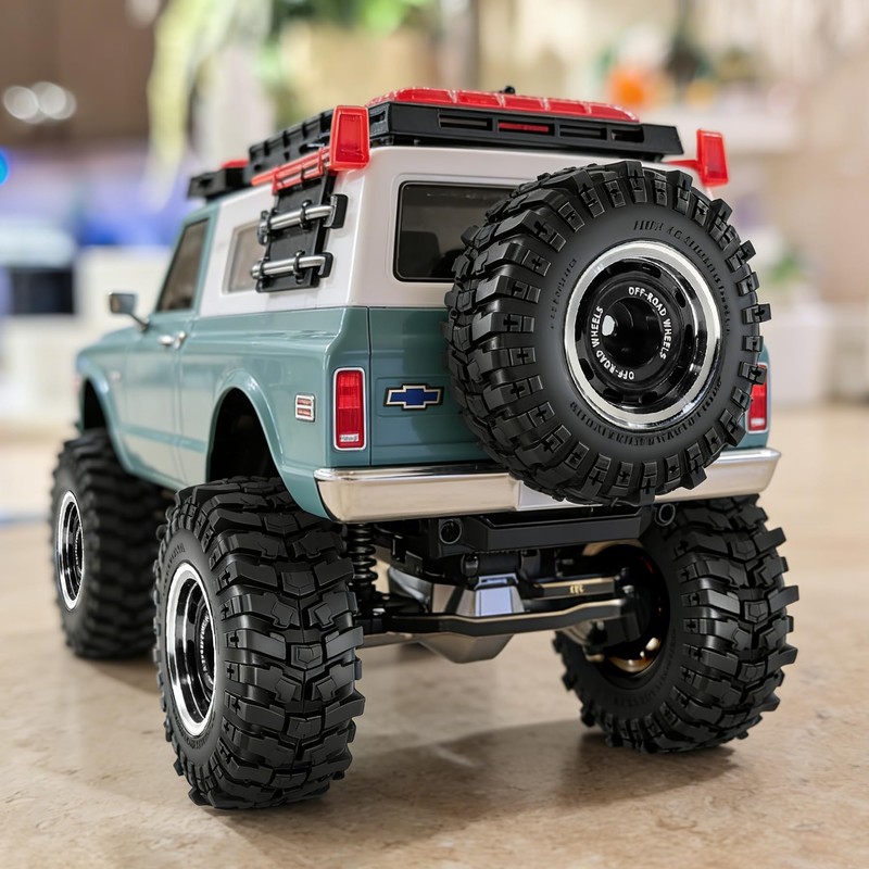 REDSPIDER 0.7" RC Crawler Tires 40mm, RS6 Composite Material Sticky