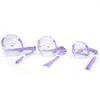 3pcs Cat Dog Muzzle AntiBite Cat Mouth Cover Breathable Transparent