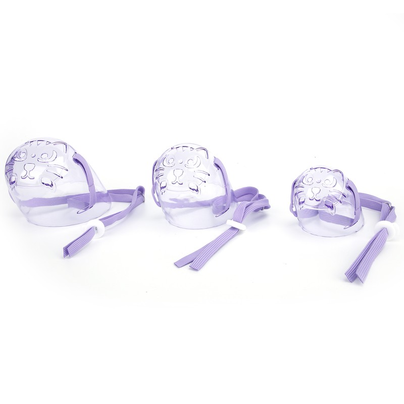 3pcs Cat Dog Muzzle AntiBite Cat Mouth Cover Breathable Transparent
