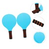WHAMVOX Badminton Rackets Wooden Beach Paddles 2-in- Game Rackets Comfortable