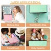 Lukiisoo 2 Pcs Makeup Bag Travel Cosmetic Bag Mini Makeup