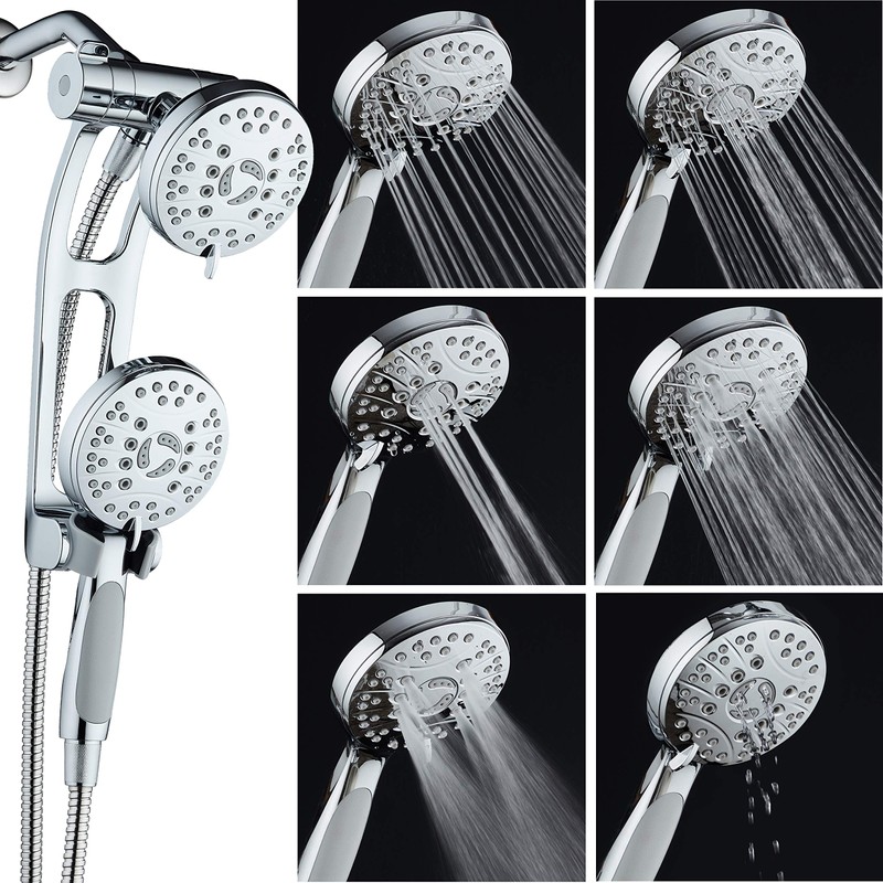 AquaSpa High Pressure 48-mode Luxury 3-way Combo with Adjustable Extension