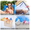 CaLoogn Shells Beach Towel Clips for Pool Chairs, Lounge Chairs,