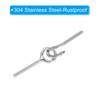 PATIKIL M4 Ring Eye Bolts, 3Pcs 304 Stainless Steel Lifting