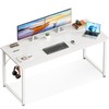 Casaottima 54 Inch Computer Desk for Home Office, Study Writing