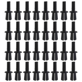 40Pcs Exterior Side A Pillar Trim Clips Replacement 79086L Compatible with Land Rover Discovery 2 Side Body Moulding Strip Trim Clips Black