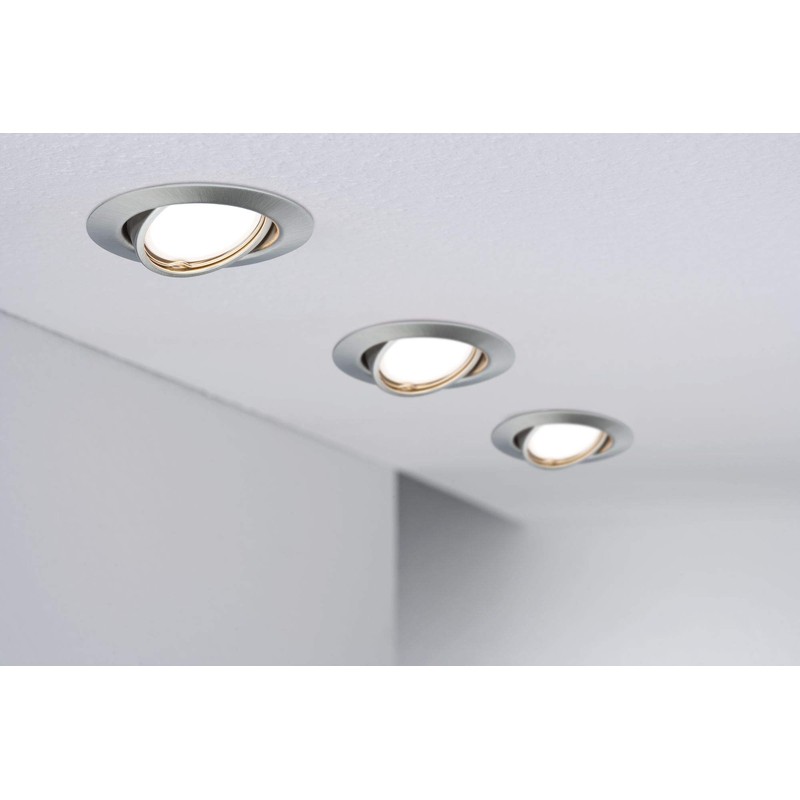 Paulmann 93425 LED Recessed Light Base Round Including 3 x