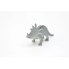 K&M Styracosaurus Dinosaur, Very Nice Plastic Replica 2 1/2" ~