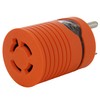 AC WORKS [ADTTL1420] Generator Locking Adapter RV 30Amp TT-30P Plug