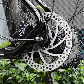 BEAUGIREW 180mm Bike Disc Brake Rotor with 6 Bolts Fit for Road Bike Mountain Bike MTB BMX