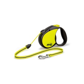 flexi New Neon, Medium, 5 m/ 20 Kg, Yellow