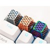 MECHKYP Metal Artisan Keycaps,CNC Zinc Alloy Custom Keycap,Mechanical Keycap,Unique Hollowed-Out