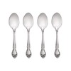 Lyon Queens Fancy 18/8 Stainless Steel Teaspoon (Set of Four)