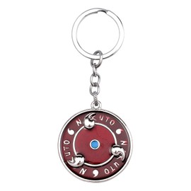 Hofar Anime Keychain Tsunade Fifth Generation Keyring Cute Bag Charm Keychain Car Key Chain with Key Rings Gifts for Fans, Sharingan, Fixed