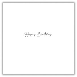 Ling Design Female Birthday Card - Handcrafted Happy Birthday Card with Feminine Floral Bouquet Design and Foil and Embellished Details - Birthday Card for Women