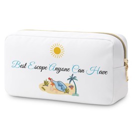 Beach Gifts for Women Friends Makeup Bags Beach Lovers Gifts Friendship Present for Sister Cosmetic Bags Christmas Graduation Birthday Present for Daughter Ocean Theme Summer Travel Cosmetic Pouch