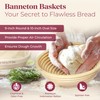 Sourdough Bread Baking Supplies with 2 Banneton Bread Proofing Basket