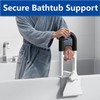 Bathtub Safety Rail, Bathtub Handle Grab Bar with Non-Slip Grip