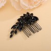 Rumtock Black Hair Comb for Wedding Brides Bridesmaid Women Girls