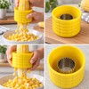 Corn Stripper for Easy Kernel Removal – Yellow Manual Cob