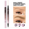 Eyebrow Pen, Waterproof Microblading Eyebrow Pencil, 2-in-1 Dual-Ended 4 Tip