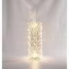 Globe Electric Crystal Lamp: Touch Sensor, LED Bulb, Multicolored, Battery