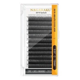 Blister Nagaraku W 3 D Mixto & Medida Pestañas Prearmadas