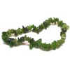 Green Jade Splitter Bracelet, Real Small Jade Tumbled Stones as