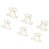 100pcs Dog Shape Paper Clips Improved Slip Resistance Rust Proof