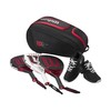 WILSON Bela Super Tour Padel Bag - Black/Red, Holds up