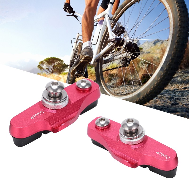 1 Pair Road Bike Brake Pads Folding Bicycle Brake Blocks