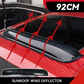 Xukey Sunroof Visor Window Top Moonroof Vent 36.2" Rain Guard Wind Deflector For Honda