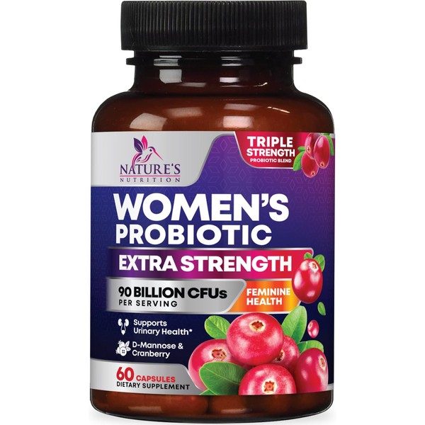 Formulated Probiotics for Women with Prebiotics - Womens Probiotic for