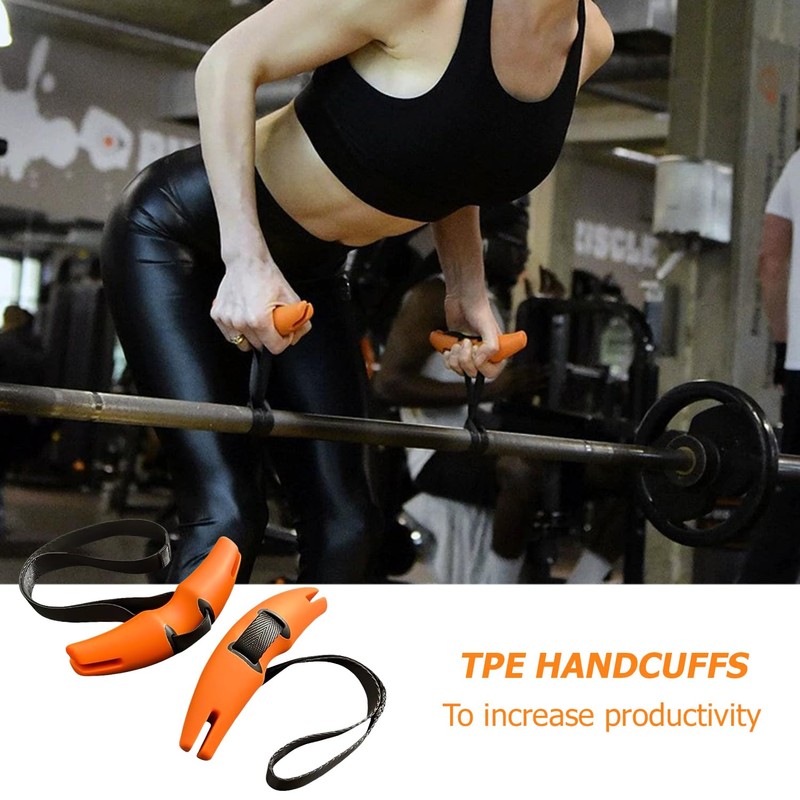1 Pair of Fitness Grips, Rowing Handle with Adjustable Resistance