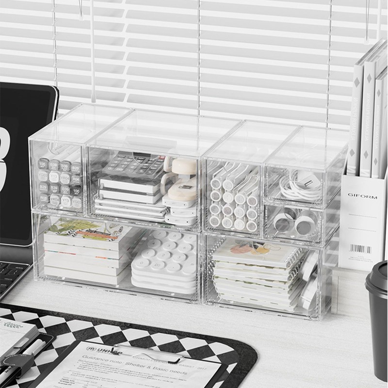 Yarlung 3 Pack Coffee Pod Organizer Tea Bag Holder, Clear