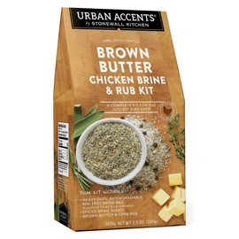 Urban Accents Brown Butter Chicken Brine & Rub Kit, 3.5 oz