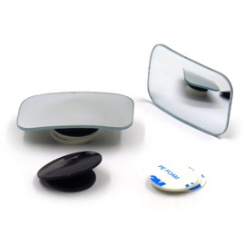 XKMT-2 Pack Car Blind Spot Side Mirror Stick On Glass Adjustable Safety Lens Mirror [B078RHXS6R]