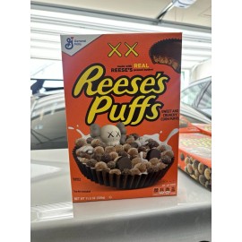 General Mills Limited Edition KAWS Reeses Puffs Cereal Rare Collectors Edition Sold Out Stores