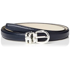 Anthoni Crown Women's Leather Belt, darkblue